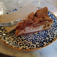 Vegan lotus cheesecake at Brixton House in Bratislava