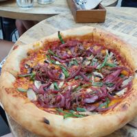 Vegan Pizza at Brixton House in Bratislava