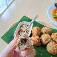 Fried seaweed balls at Dok Bua Vegetarian - Lotus Vegetarian in Phuket