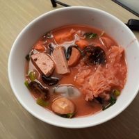 Yen ta four soup at Dok Bua Vegetarian - Lotus Vegetarian in Phuket