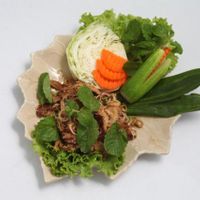 Mushrooms with lemongrass at Dok Bua Vegetarian - Lotus Vegetarian in Phuket