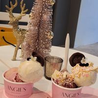 The most beautiful vegan ice cream at Angie's Epicurean in Miami