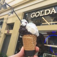 Oreo mousse and coconut  at Golda in Haifa