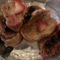 Vegan chai French toast at 821 Cafe in Richmond