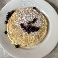 Vegan pancake  at 821 Cafe in Richmond