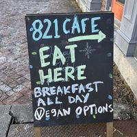   at 821 Cafe in Richmond