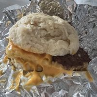 Vegan breakfast sandwichh  at 821 Cafe in Richmond