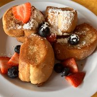 Chai French toastt  at 821 Cafe in Richmond