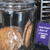 Vegan PB cookie at Sandy's Bake Shoppe in Gibsons