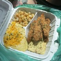 Fried Chicken Brunch.  at Vegans on The Run in Shreveport