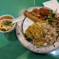 Buffet offerings at Grasshopper Restaurant in Boston