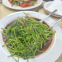 Sautéed watercress  at Grasshopper Restaurant in Boston