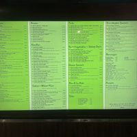 Full menu  at Grasshopper Restaurant in Boston