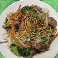 Top lo mein   at Grasshopper Restaurant in Boston