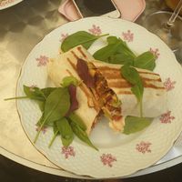 Tempeh and tofu wrap at VeggieDick in Mikulov