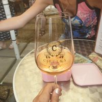 Orange wine at VeggieDick in Mikulov