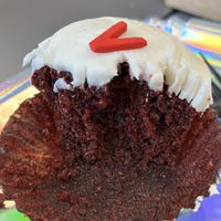 Red velvet cupcake  at Sprinkles Cupcakes in Dallas