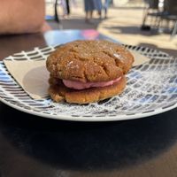 ‘Passion fruit cookie with raspberry icing' at The Hummingbird - Little Bird in Mandurah