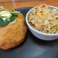 Arancini and Pad Thai Salad at The Hummingbird - Little Bird in Mandurah