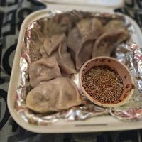 Dumplings 🐼 at Mundo Vegano in Bogota