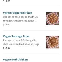 Some vegan options   at East Nashville Beer Works in Nashville