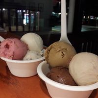 Cant remember all the flavors but the balsamic berry was the best imo. These were the 'large' ones for $10 at Good Habit Ice Cream in Auckland