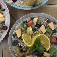 Porridge w oat milk   at Kala Cafe in Berlin