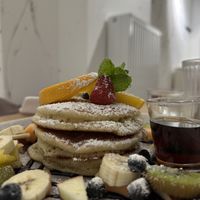 Vegan pancakes   at Kala Cafe in Berlin