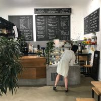 Front counter  at Kala Cafe in Berlin