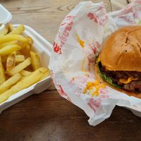 Cheeseburger at Mercy Burger in East London