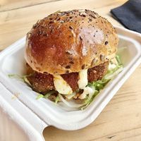 Vegan  at Mercy Burger in East London