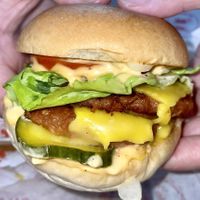   at Mercy Burger in East London