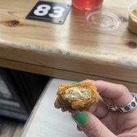   at Mercy Burger in East London