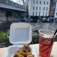   at Mercy Burger in East London