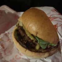   at Mercy Burger in East London