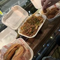   at Mercy Burger in East London