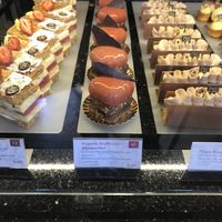 The vegan cake selection   at Café Central in Vienna