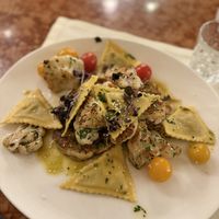 Roasted cauliflower and mushroom ravioli   at Café Central in Vienna