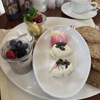 Breakfast platterr  at Café Central in Vienna