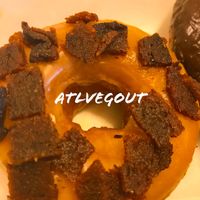 Maple bacon  at Doux Vegan Doughnuts in Atlanta