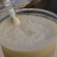 sugar free hazelnut milkshake at Samadhi Eis in Berlin