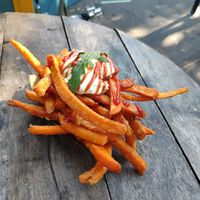 Sweet potato fries at Die Schmauserei in Reichshof