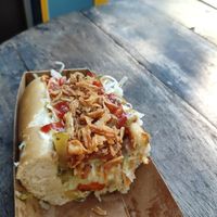 Carrot hotdog at Die Schmauserei in Reichshof