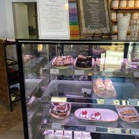 Dessert case, smoothie and coffee menu at Nirvana Tea House & Cafe in Millis