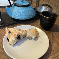 Blueberry Ginger & Lemon Curd  at Nirvana Tea House & Cafe in Millis