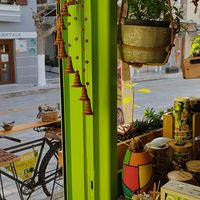 The tropical spots at Tropicanna in Samos