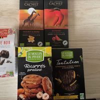 Some nice sweets they offer at the store  at BioShop in Malmedy