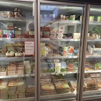 A lot of vegan ice cream at Bioshop in Turnhout