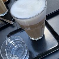 Latte Macchiato with Oat Milk  at Kaffee Bar in Stralsund