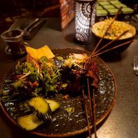 Vegan combo saté at Keukencafé TOTT in Leeuwarden